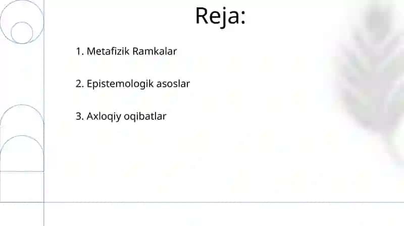 Falsafaning fanlar bilan integratsiyasi 2