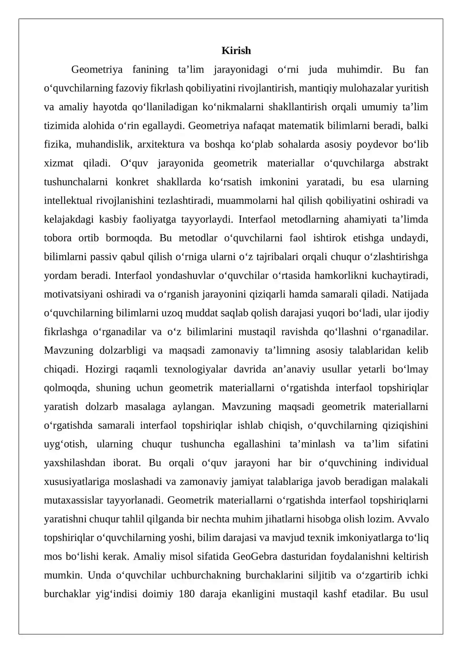 Geometrik materiallarni o‘rgatishda interfaol topshiriqlarni yaratish 2