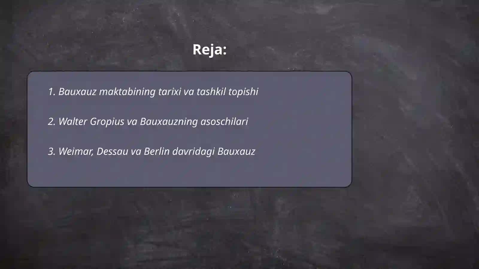 Dizayn maktablari-Bauxauz uslubi va maktabi 2