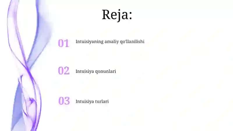 Sezgi turlari va uning qonuniyatlari 2
