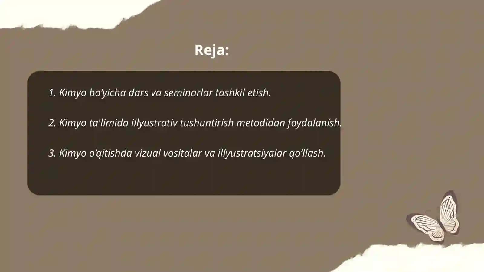 Kimyo o‘qitishning umumiy metodlari 2