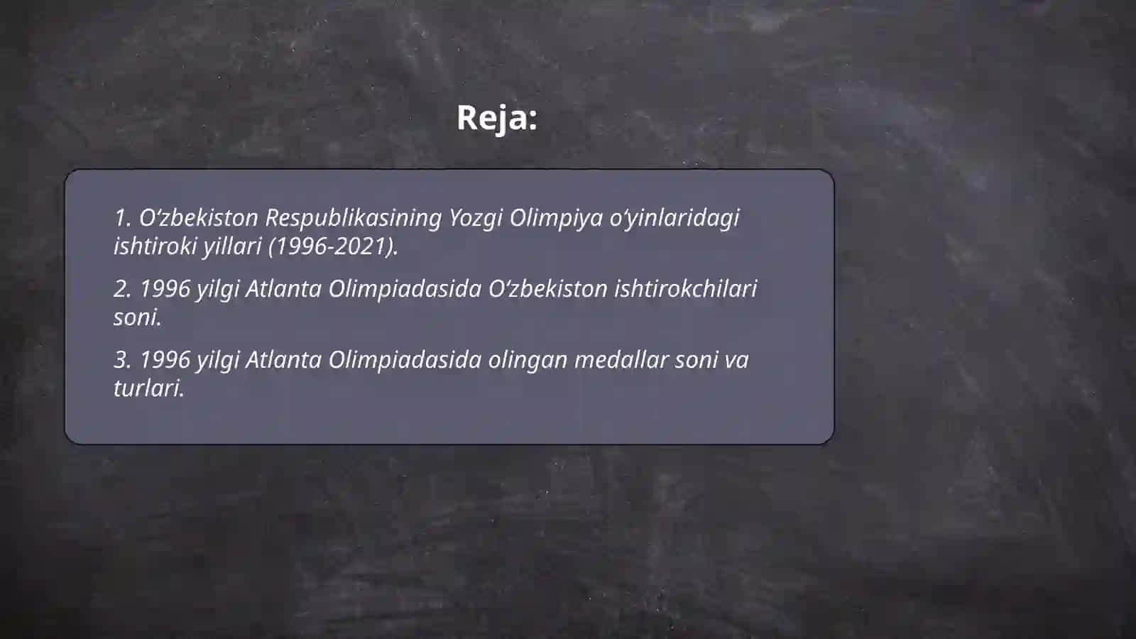 Yozgi olimpiya o'yinlari 2
