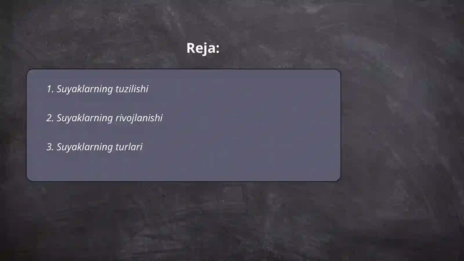 Tayanch harakat sistemasi(Osteologiya) 2