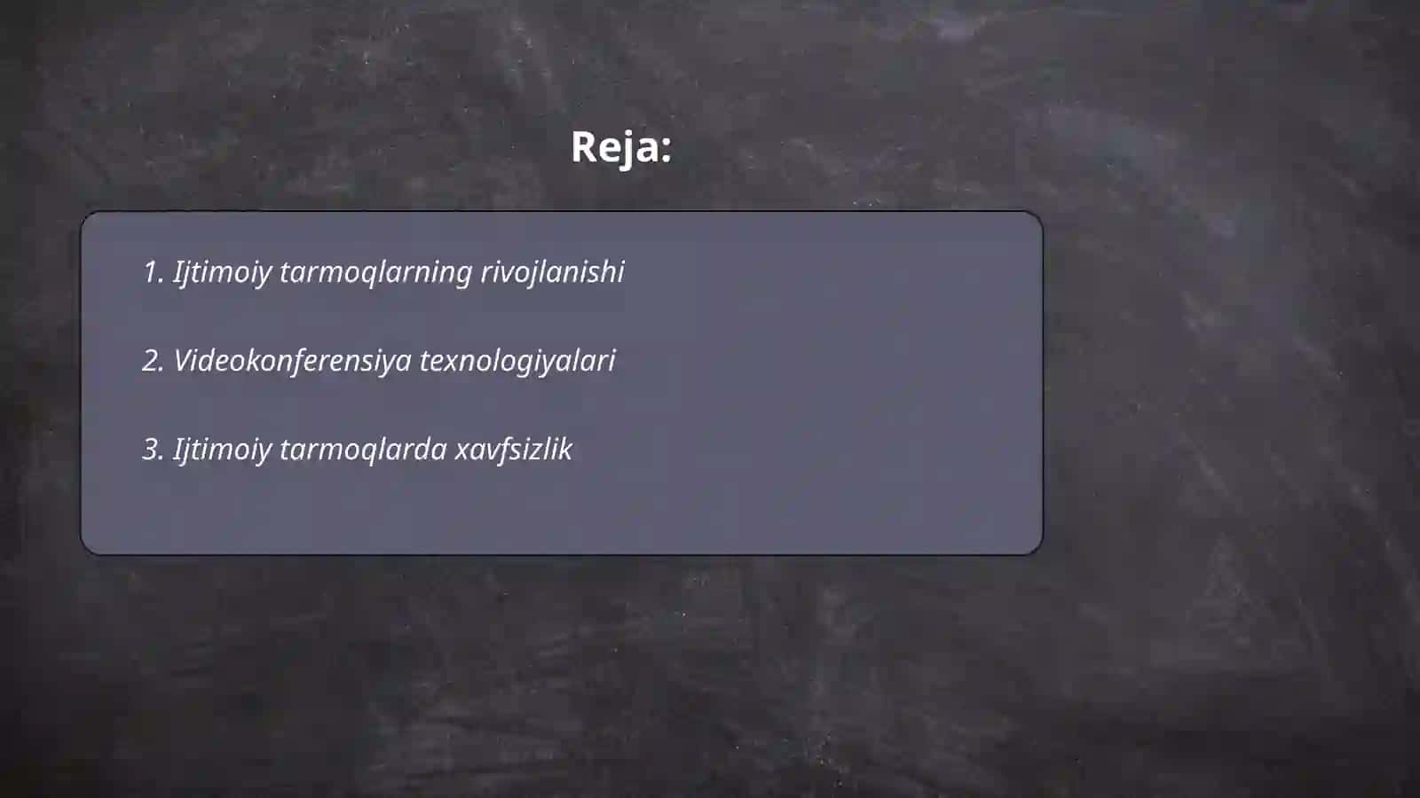 Ijtimoiy tarmoq va videokonferensiya 2
