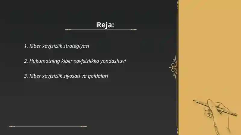Kiber xavfsizlik strategiyasi 2