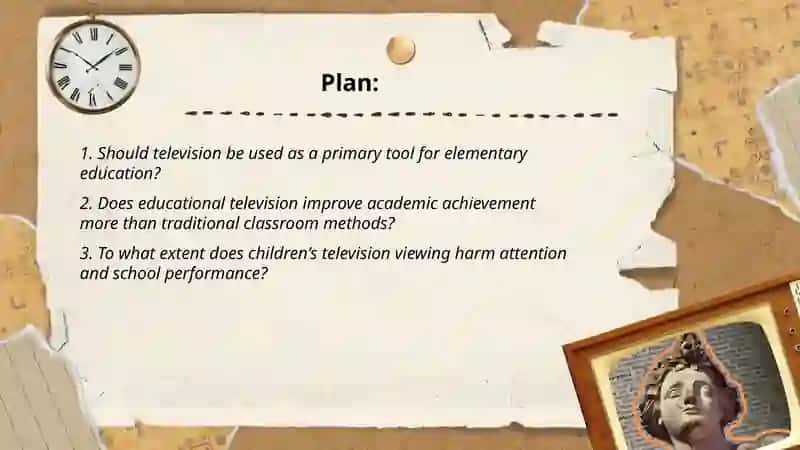 Education and Television. Opinion | argumentative essay 2