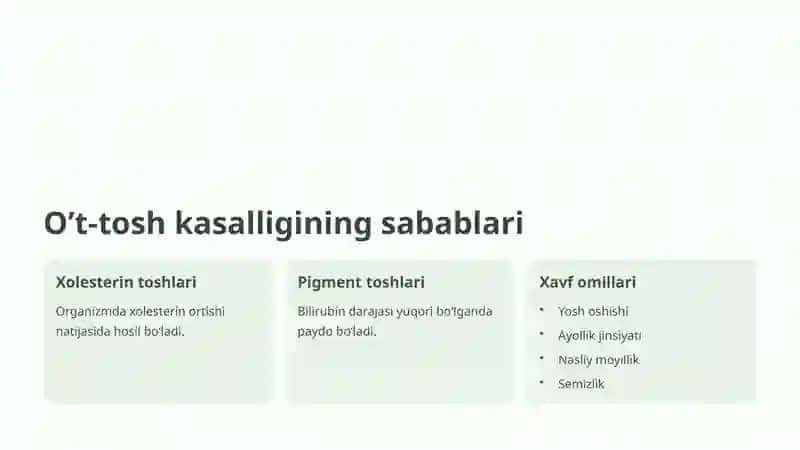 o't tosh kasalligi 2
