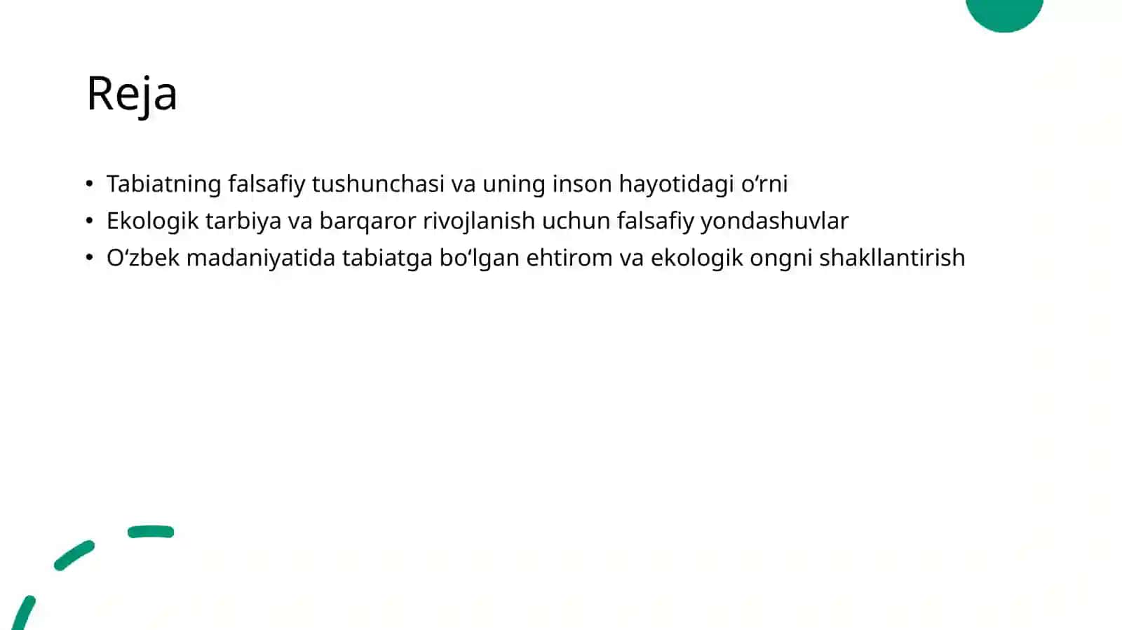 Tabiatni falsafiy tushunishning ahamiyati va ekologik tarbiya 2