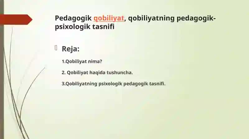Abdulhafizov Azizbekning pedagogik va psixologiya fanidan tayyorlagan slayd 2