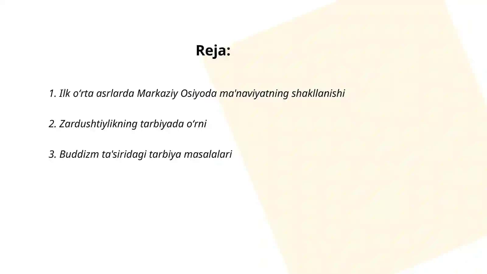 Ilk oʻrta asrlarda Markaziy Osiyoda manavit tarbiya masalari 2