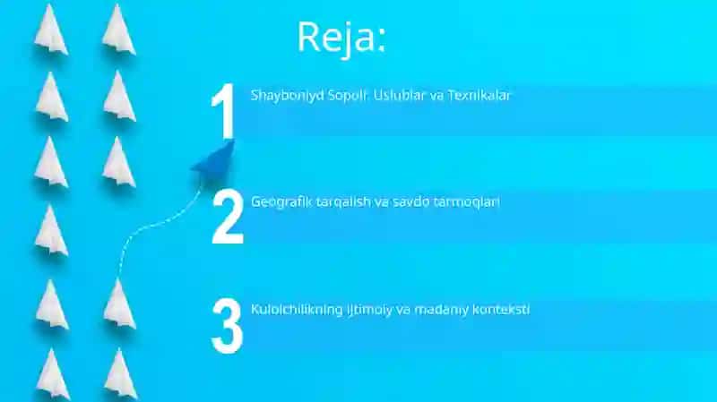 Shayboniylar davrida kulolchilik 2
