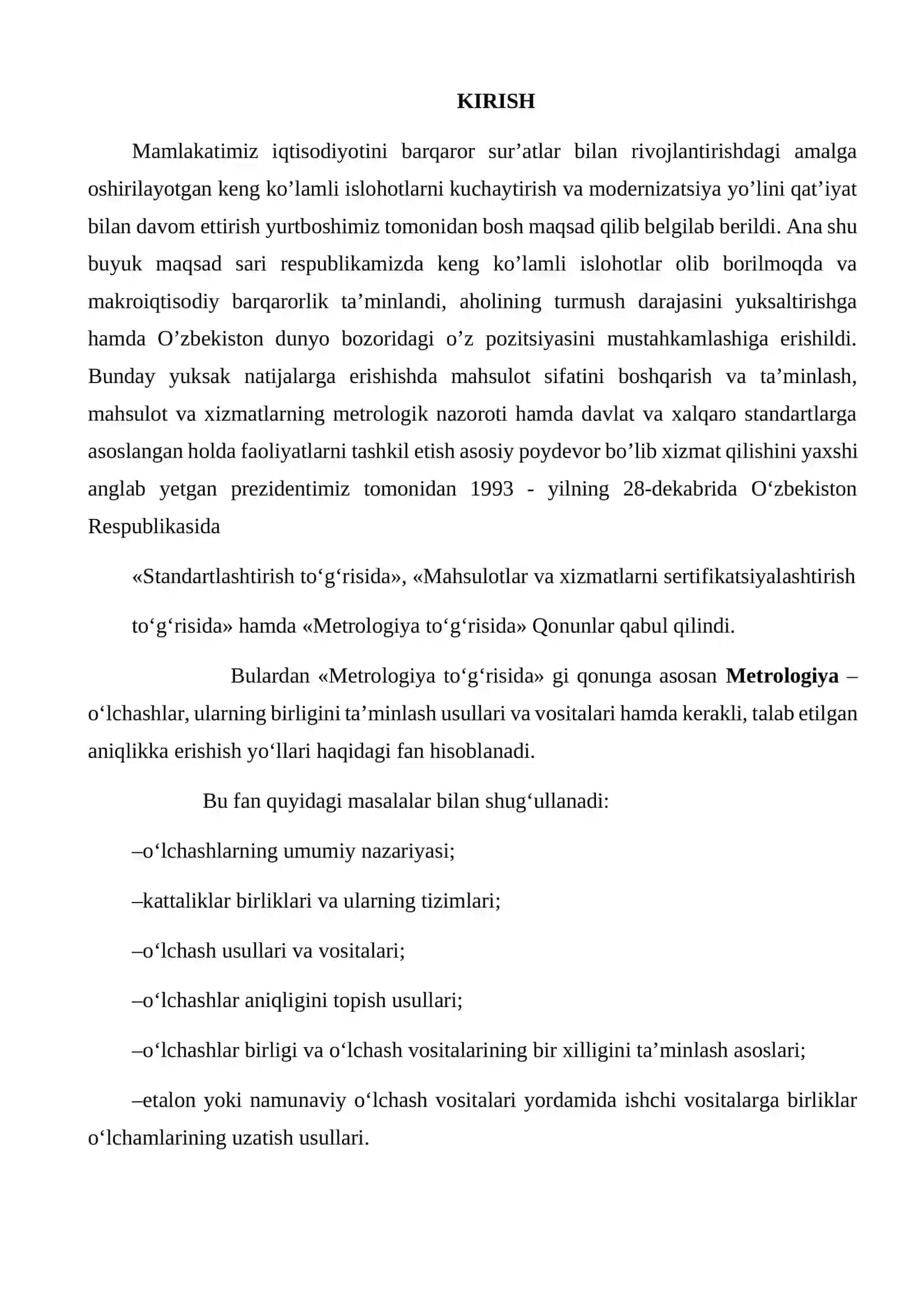 Elektrotexnika mahsulotlarini sertifikatlashtirish tartibini ishlab chiqish 2