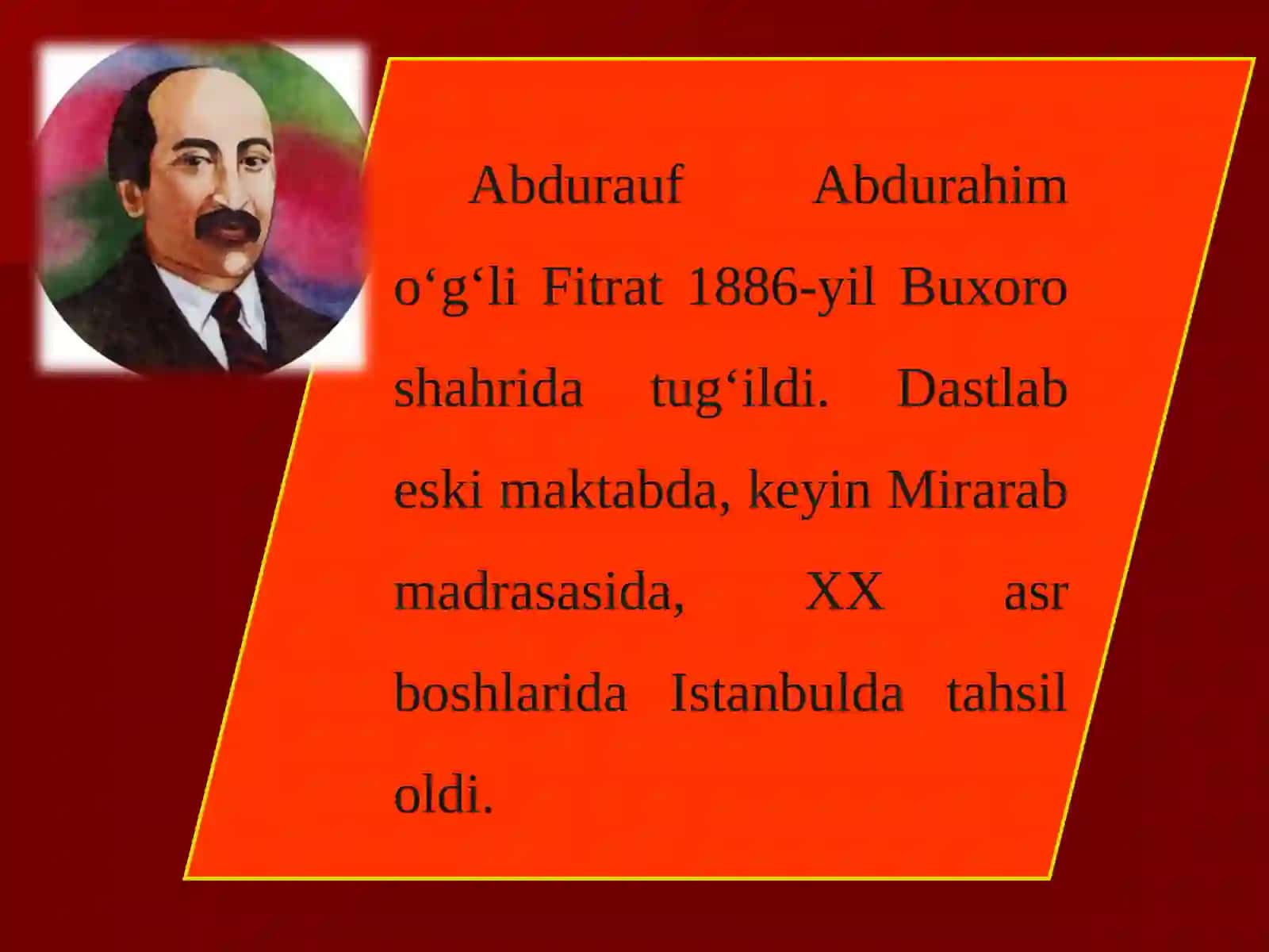 Abdurauf Fitrat 2