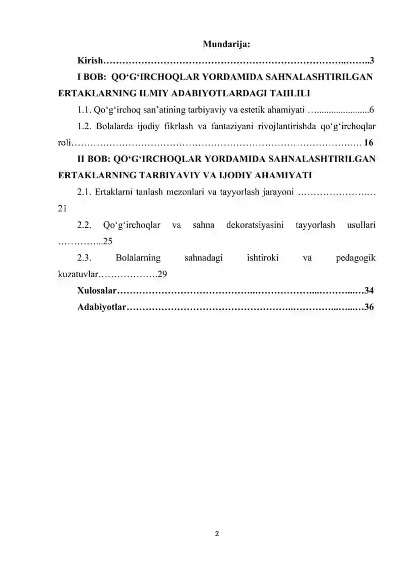 Qoʻgʻirchoqlar yordamida sahnalashtirilgan ertaklar. 2