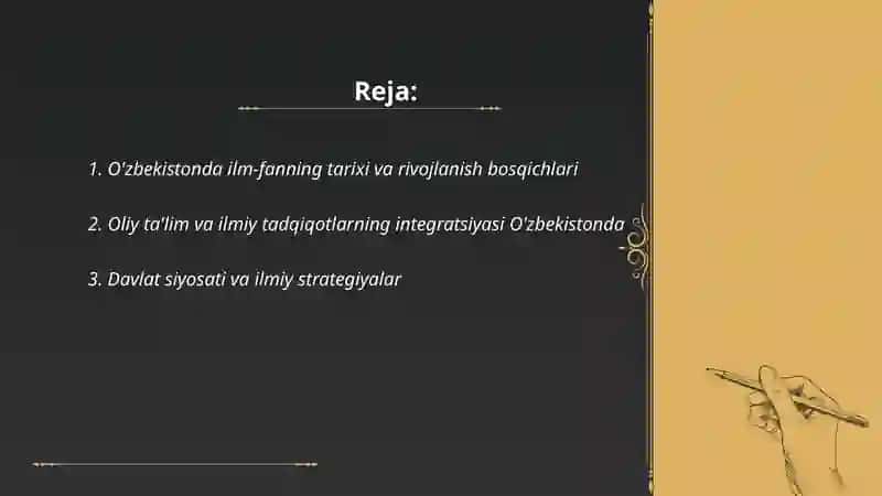 O'zbekistonda ilm fanning rivojlanishi 2