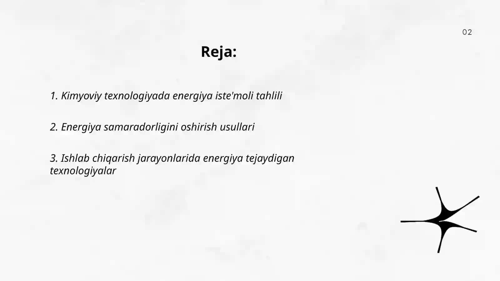 Kimyoviy texnologiyada energiya samaradorligi va energiya tejash usullari 2