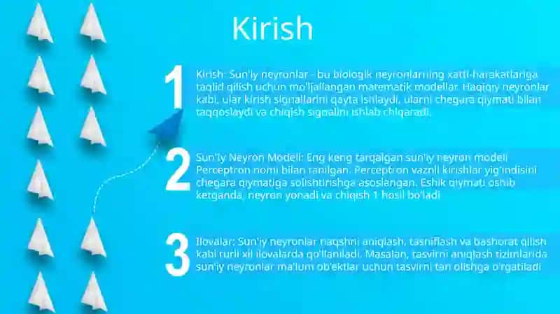 Sun'Iy Neyron Modeli 2