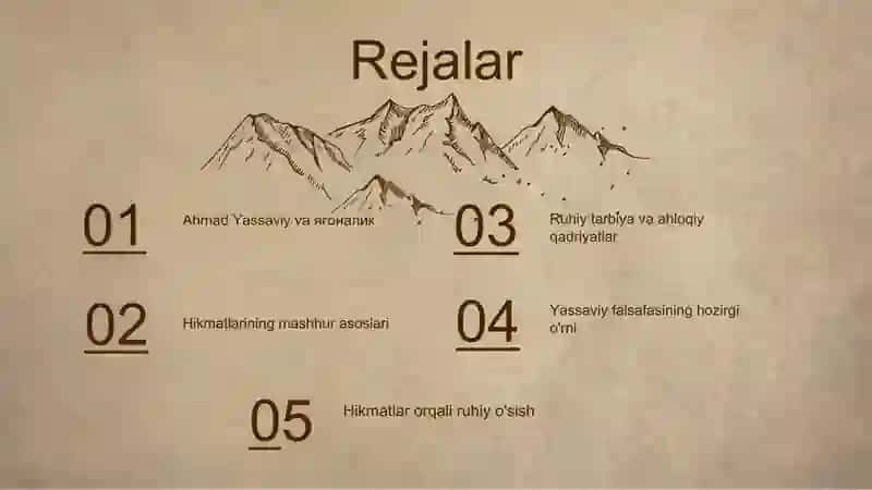 Ahmad Yassaviy hikmatlarining ruhiy - axloqiy talqini 2