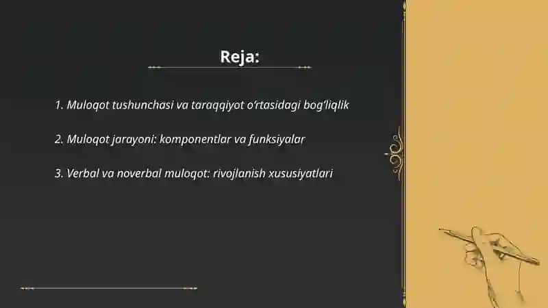 "Muloqot va taraqqiyot" Umumiy psixologiya fani uchun 2