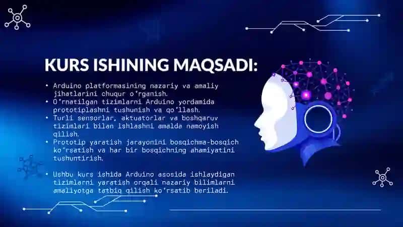 ARDUINO PLATFORMASI VA O‘RNATILGAN TIZIMLARNI PROTOTIPLASH 2