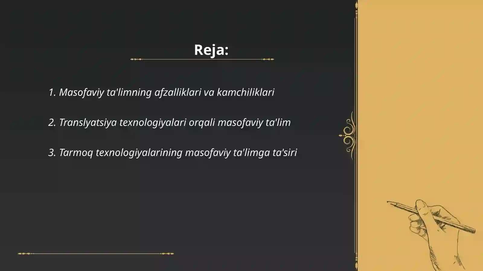 Masofaviy ta'lim turlari va formalari 2