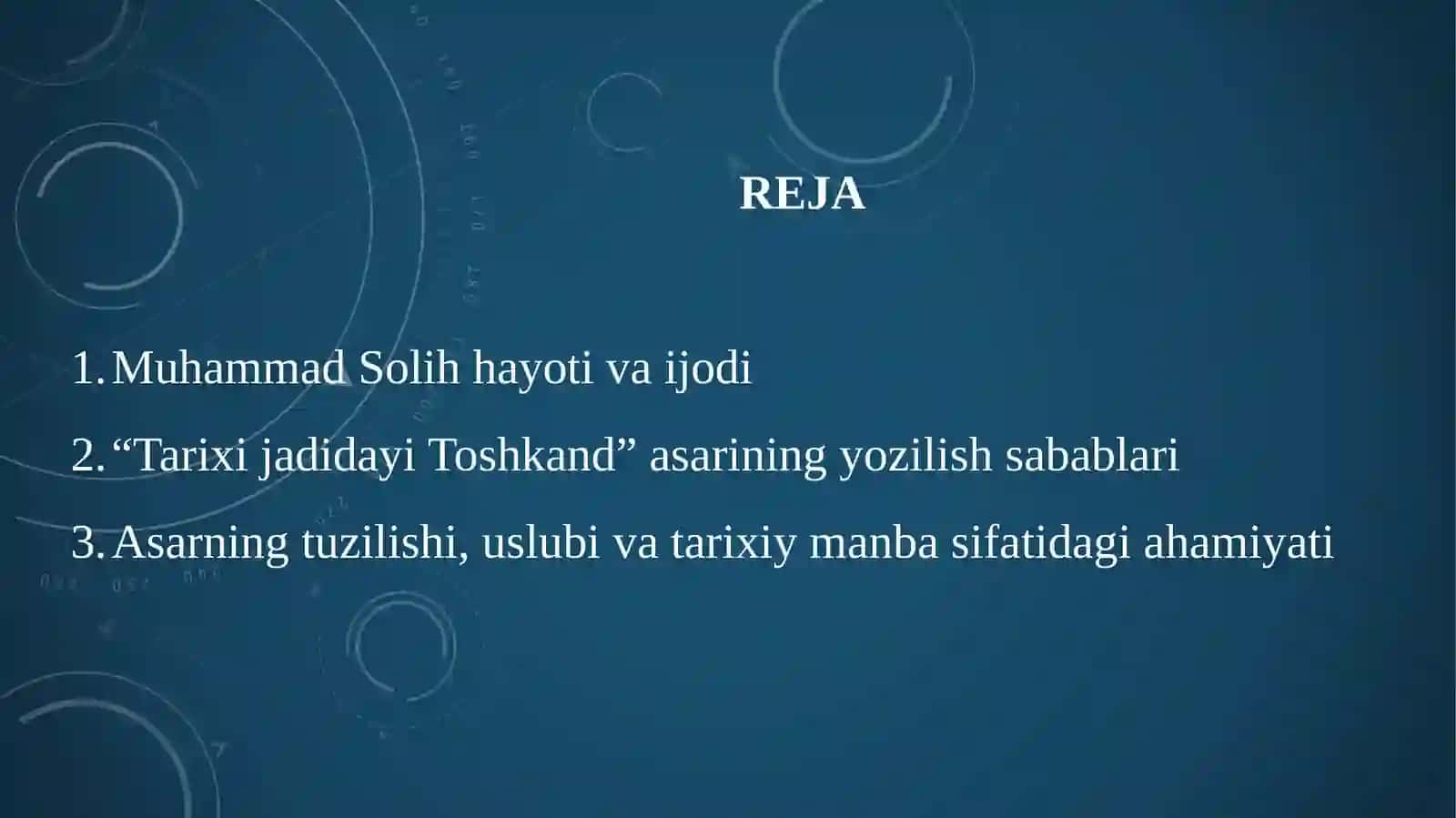 MUHAMMAD SOLIHNING TARIXI JADIDAYI TOSHKAND ASARI 2