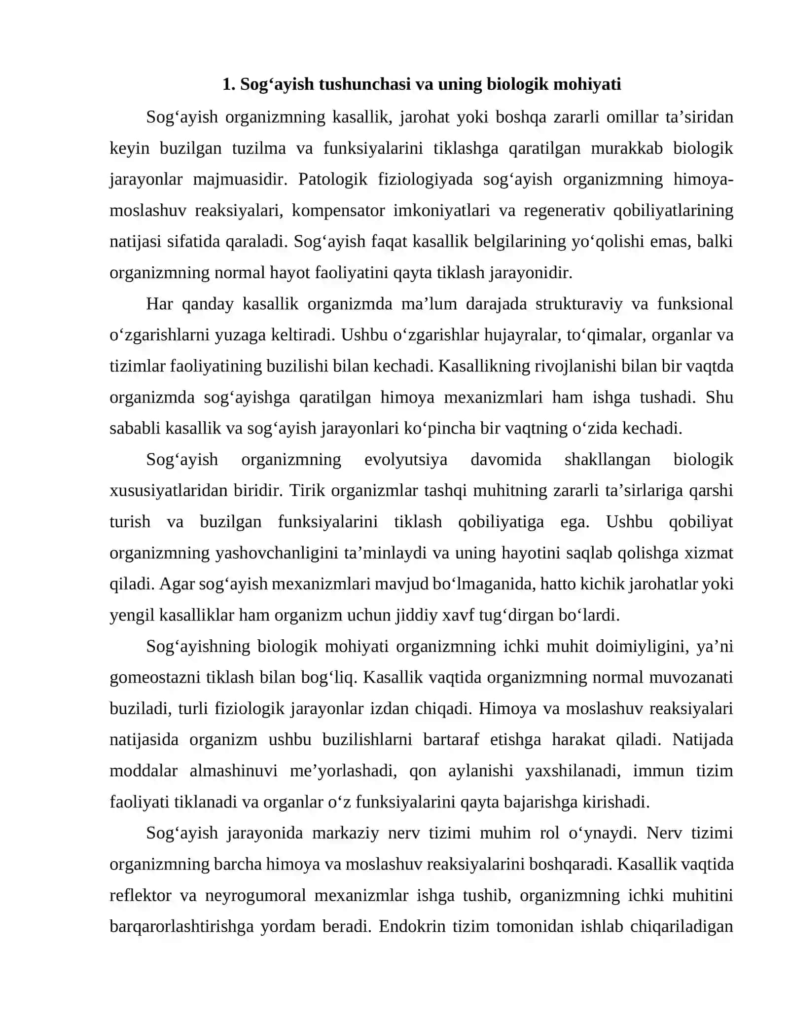 SOG'AYISH MEXANIZMLARI 2