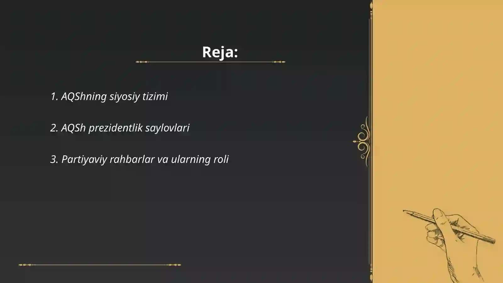 AQShning siyosiy tizimi 2