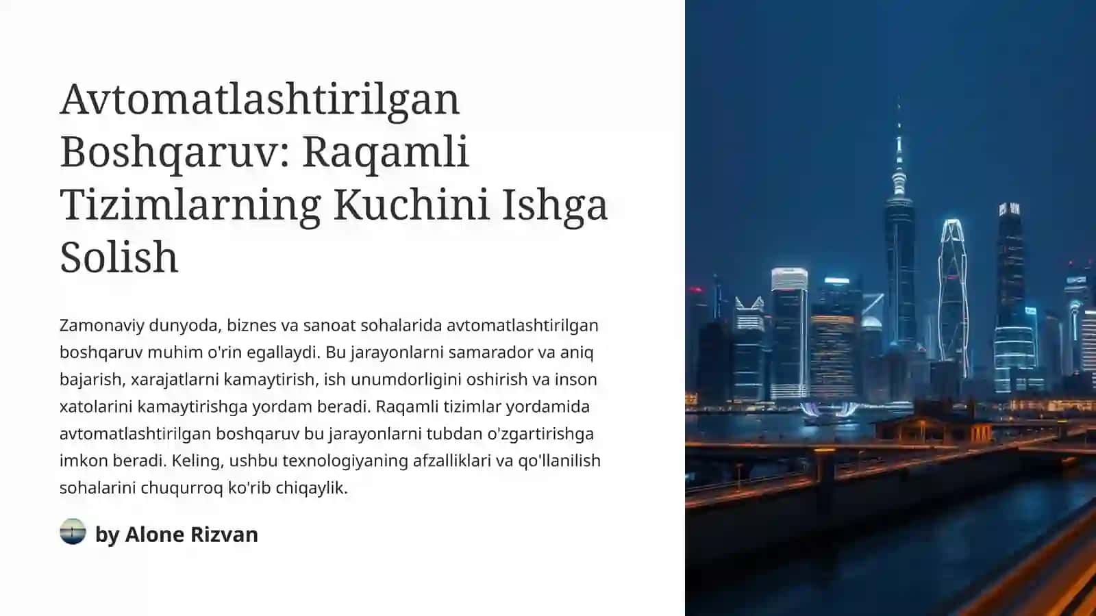 Raqamli Tuzilmalarni Loyihalashga Kirish Fanidan Mustaqil Ishi 2