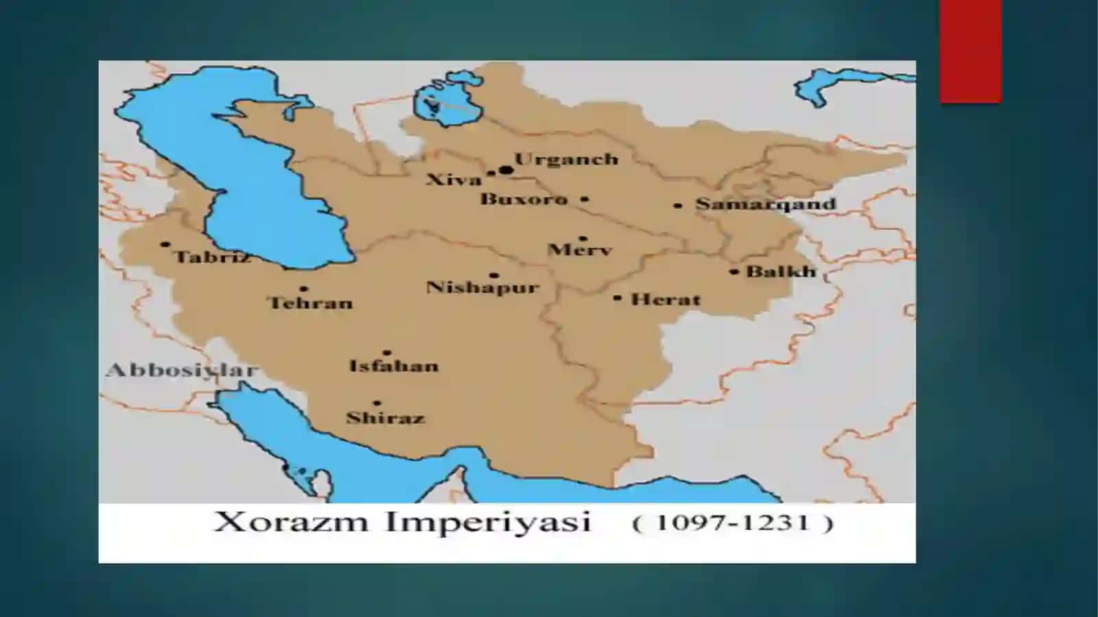 Xorazmshohlar davlati tarixiy geografiyasi 2