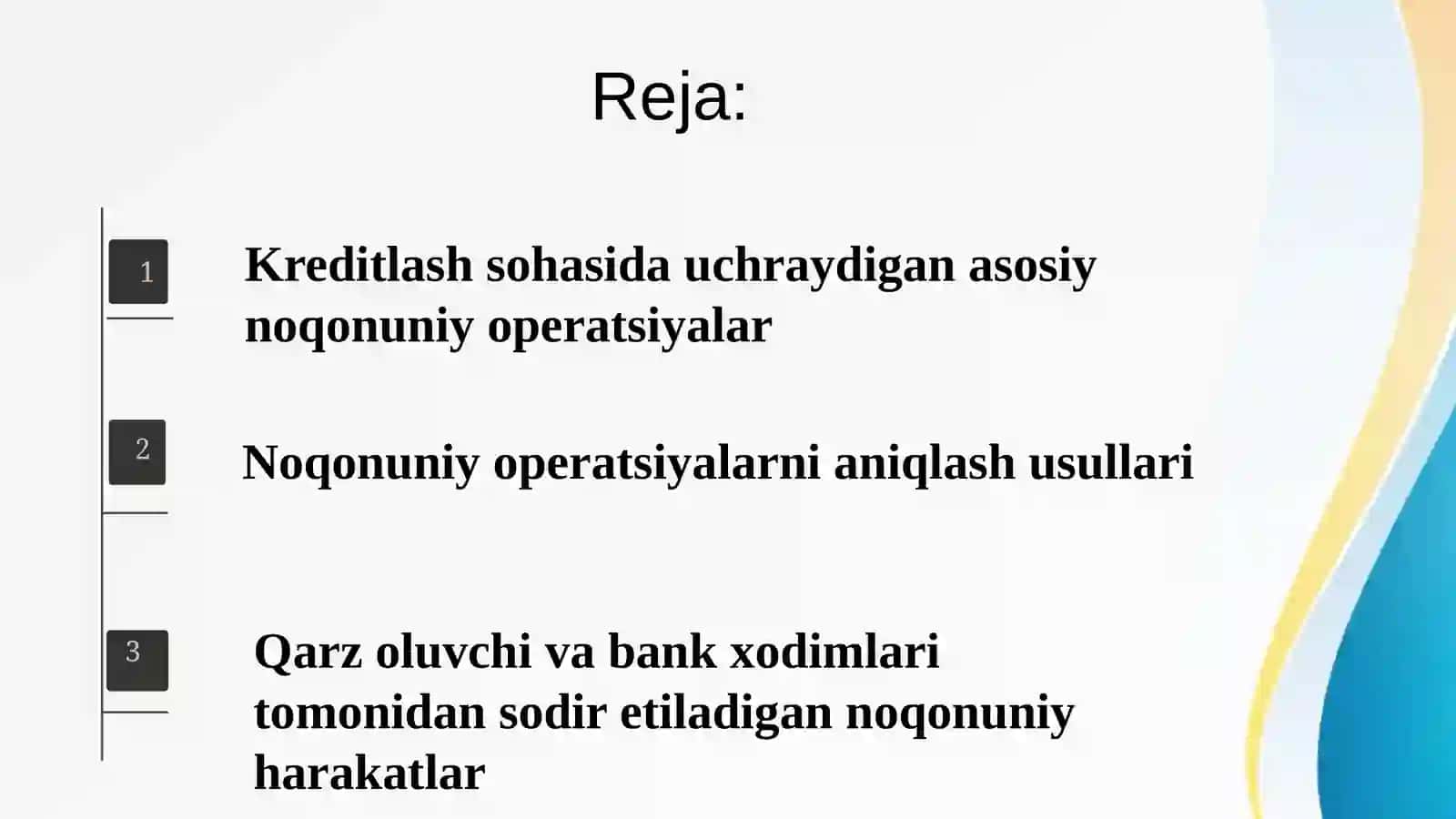 Kreditlashishibilanbog’liqnoqonuniyoperatsiyalarvaularnioldiniolishchoralari 2