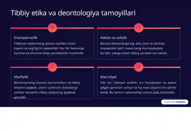 Tibbiyot xodimlarining ma'naviyati: Sog'lom jamiyat poydevori 2