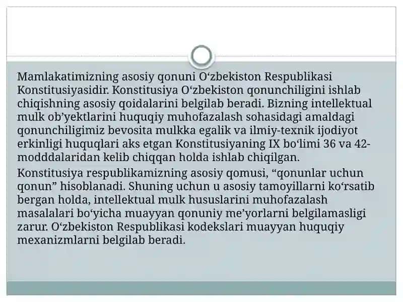 O‘zbekiston Respublikasi Konstitusiyasi 2