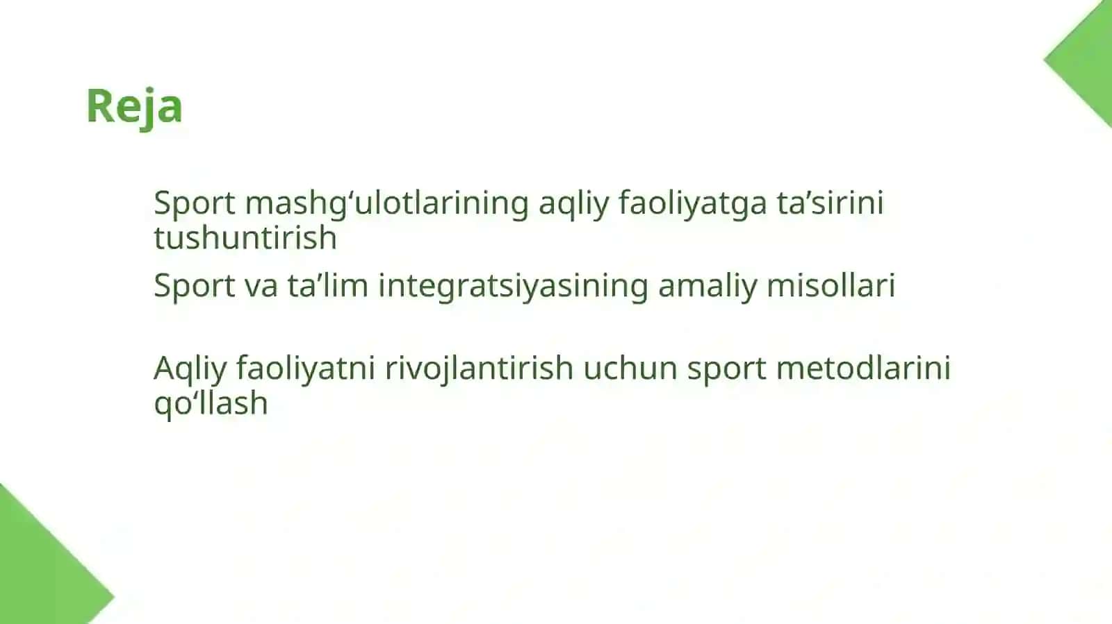 Talim jarayonida 2