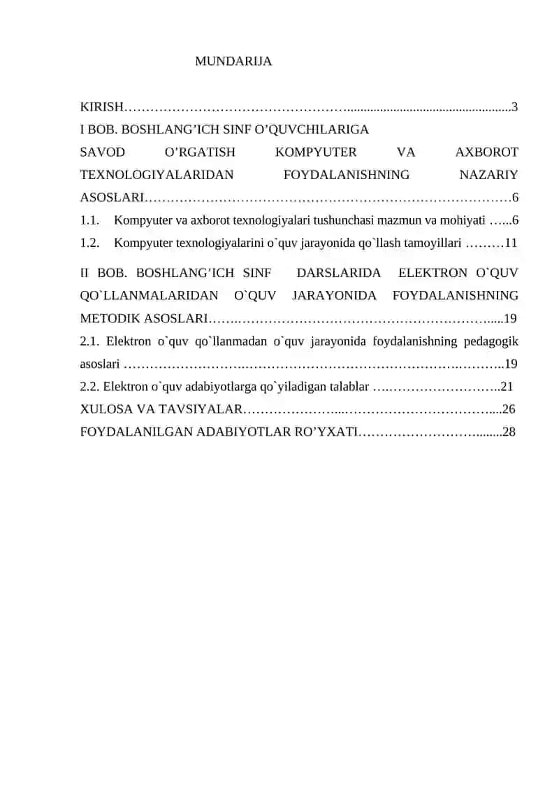 SAVOD O’RGATISH DARSLARIDA AXBOROT TEXNOLOGIYALARIDAN FOYDALANISH 2