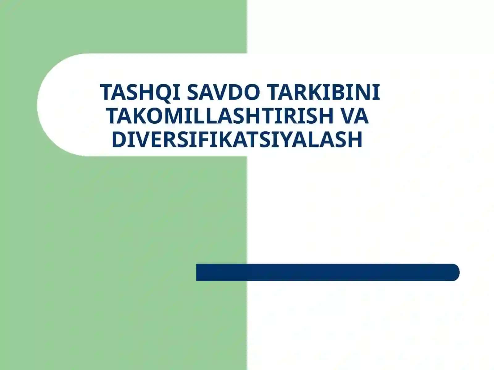 TASHQI SAVDO TAQDIMOTI 2