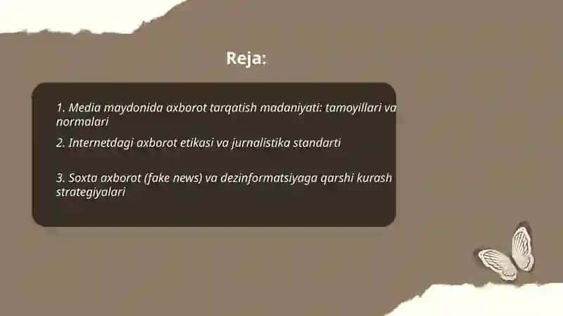 Media maydonda axborot tarqatish madaniyati:kibernetika va kiberhuquq 2