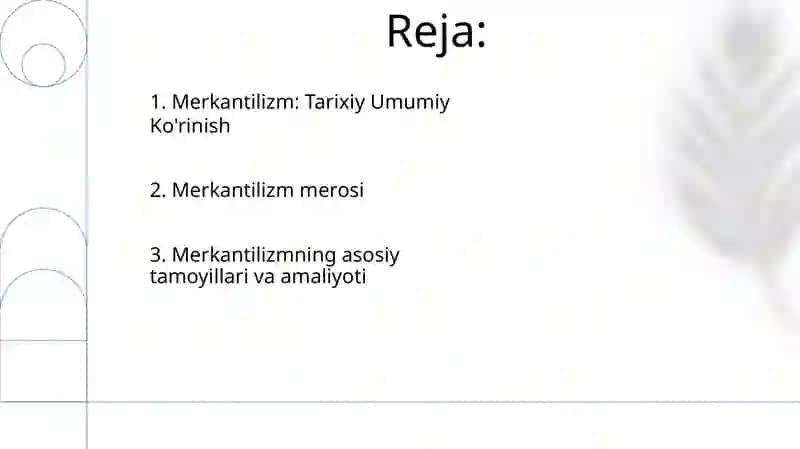 Merkantilizm iqtisodiy ta'limotining mohiyati va ahamiyati 2