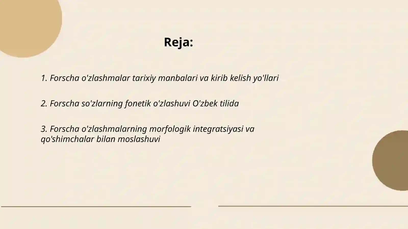 Forscha òzlashmalar 2