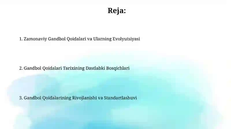 Qo’l to’pi o’yin qoidalarining rivojlanish tarixi 2