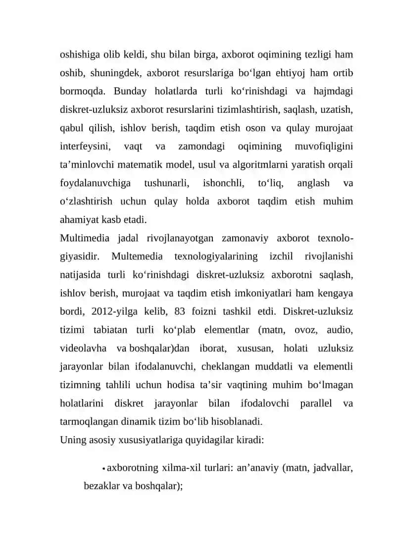 Multimedia va uning ta’minoti 2