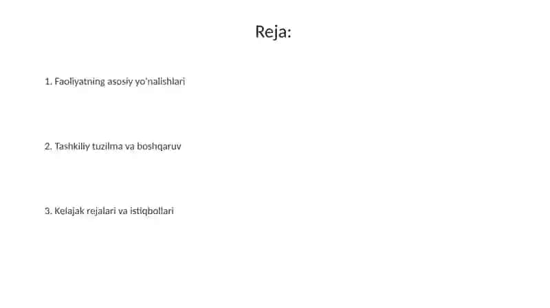Faoliyat haqida umumiy tushuncha 2
