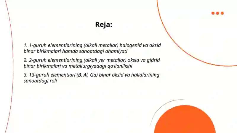 Guruh elementlarining binar birikmalari va sanoatdagi ahamiyati 2