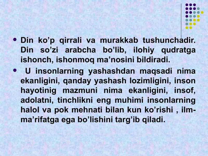 Din va manaviyat 2