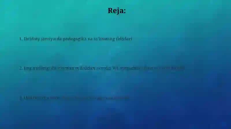 Ibtidoiy jamoada pedagogika ildizlari 2