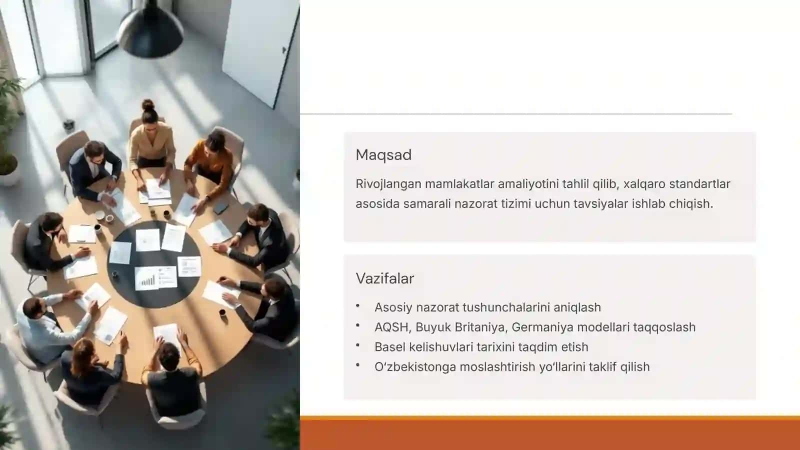 Bank nazoratini tashkil qilish bo‘yicha rivojlangan mamlakatlar tajribasi 2