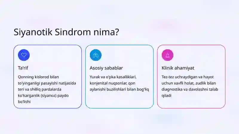 Siyanotik Sindromlar Propedevtikasi 2