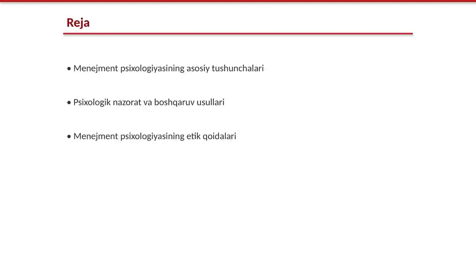 Menejment psixologiyasi psixologlar uchun oʻrgatilishi qonun qoidalari va yoʻnalishlari 2