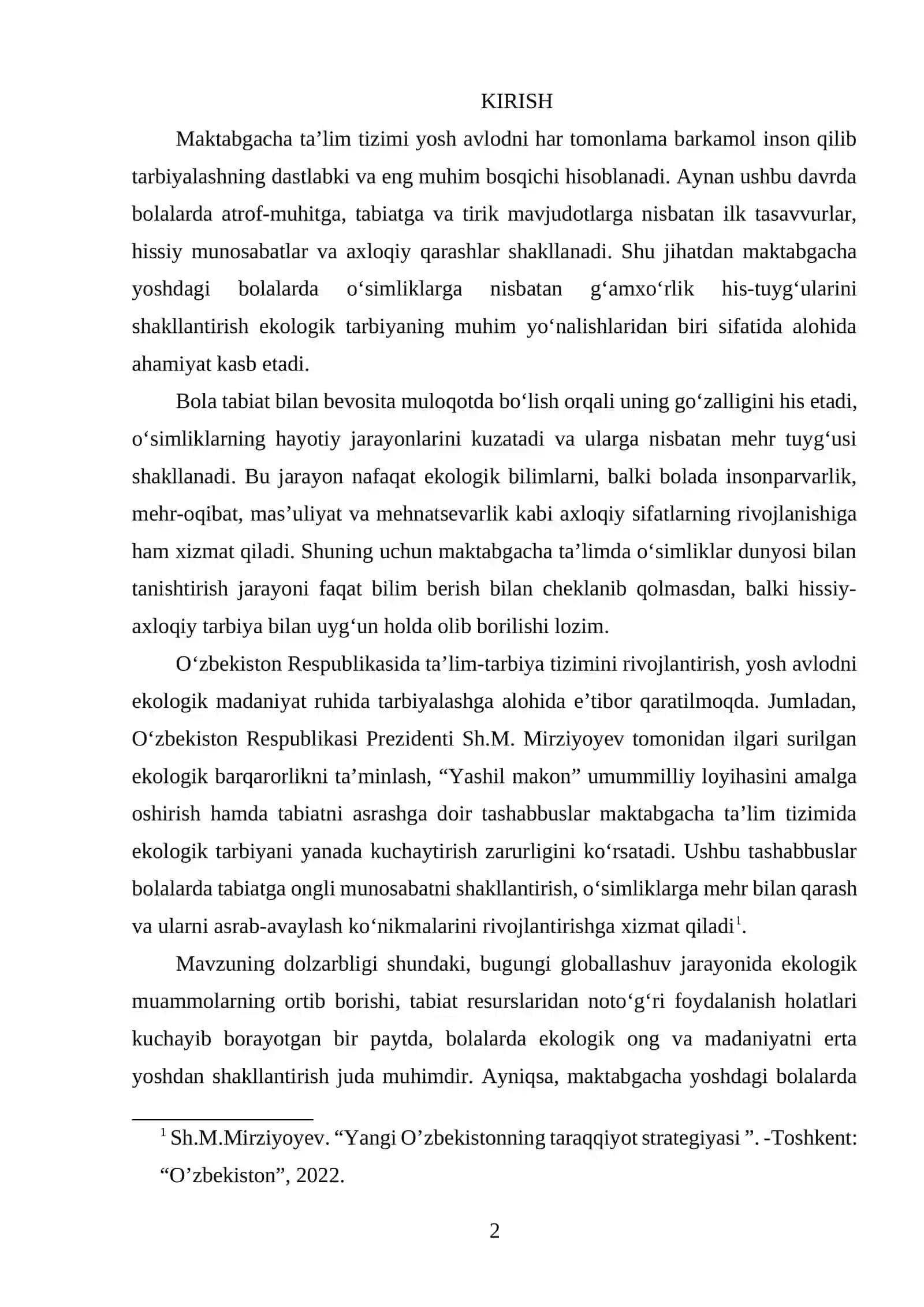 Maktabgacha yoshdagi bolalarda o‘simliklarga nisbatan g‘amxo‘rlik his-tuyg‘ularini shakllantirish 2