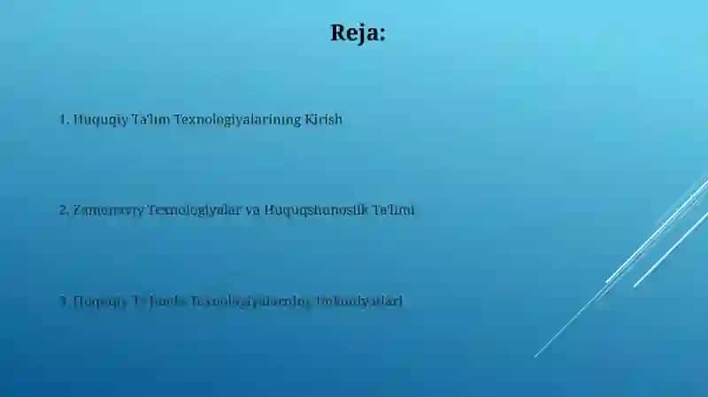 Huquqiy tarbiya texnologiyalarini joriy etish 2